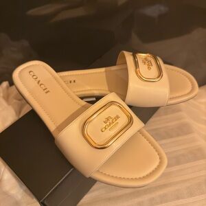 Coach Slides (Never Worn)